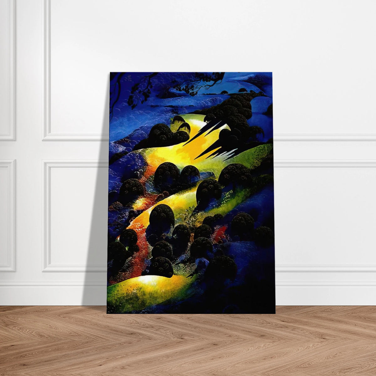 Sunset Flame Canvas | Eyvind Earle Canvas | Eyvind Earle Prints