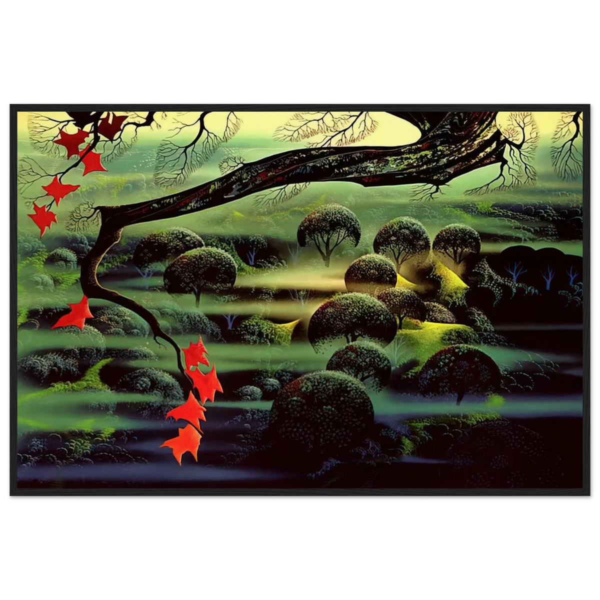 Valley of Mystery Framed Poster | Eyvind Earle Framed Prints Wall Art | Eyvind Earle Prints