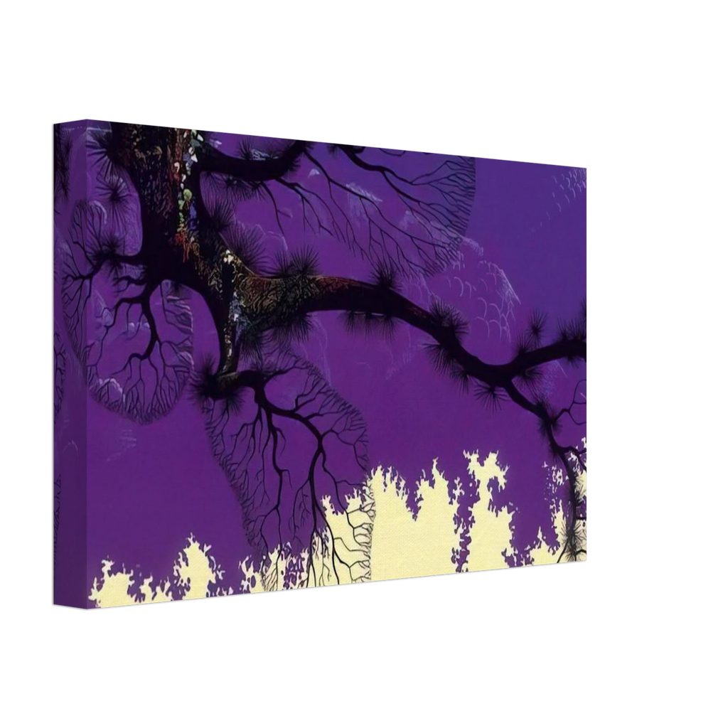 Purple Coastline Canvas | Eyvind Earle Canvas | Eyvind Earle Prints