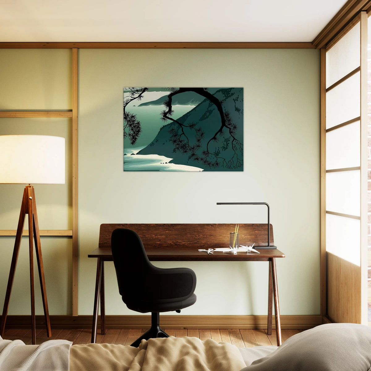 Quiet Evening Canvas | Eyvind Earle Canvas | Eyvind Earle Prints