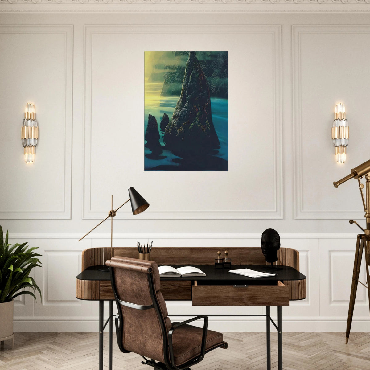 The Rock Canvas | Eyvind Earle Canvas | Eyvind Earle Prints