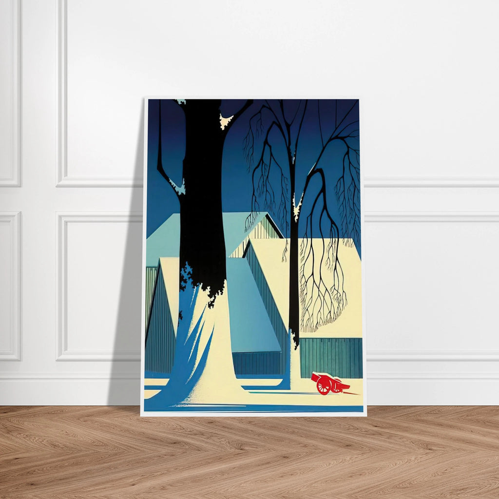 Turquoise Framed Poster | Eyvind Earle Framed Prints Wall Art | Eyvind Earle Prints