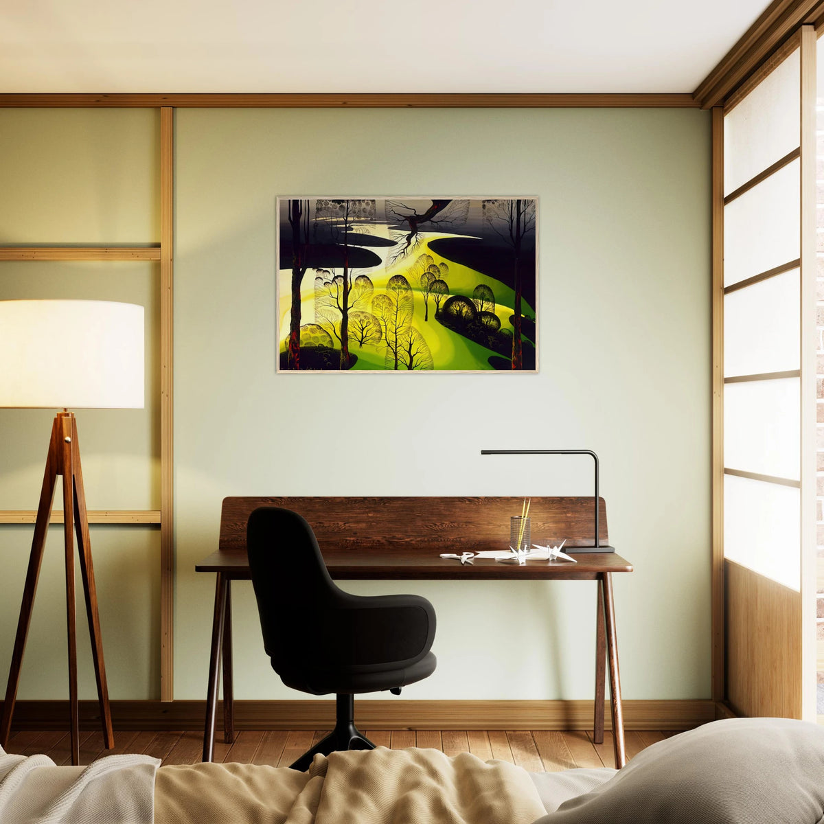 Early Spring Framed Poster | Eyvind Earle Framed Prints Wall Art | Eyvind Earle Prints