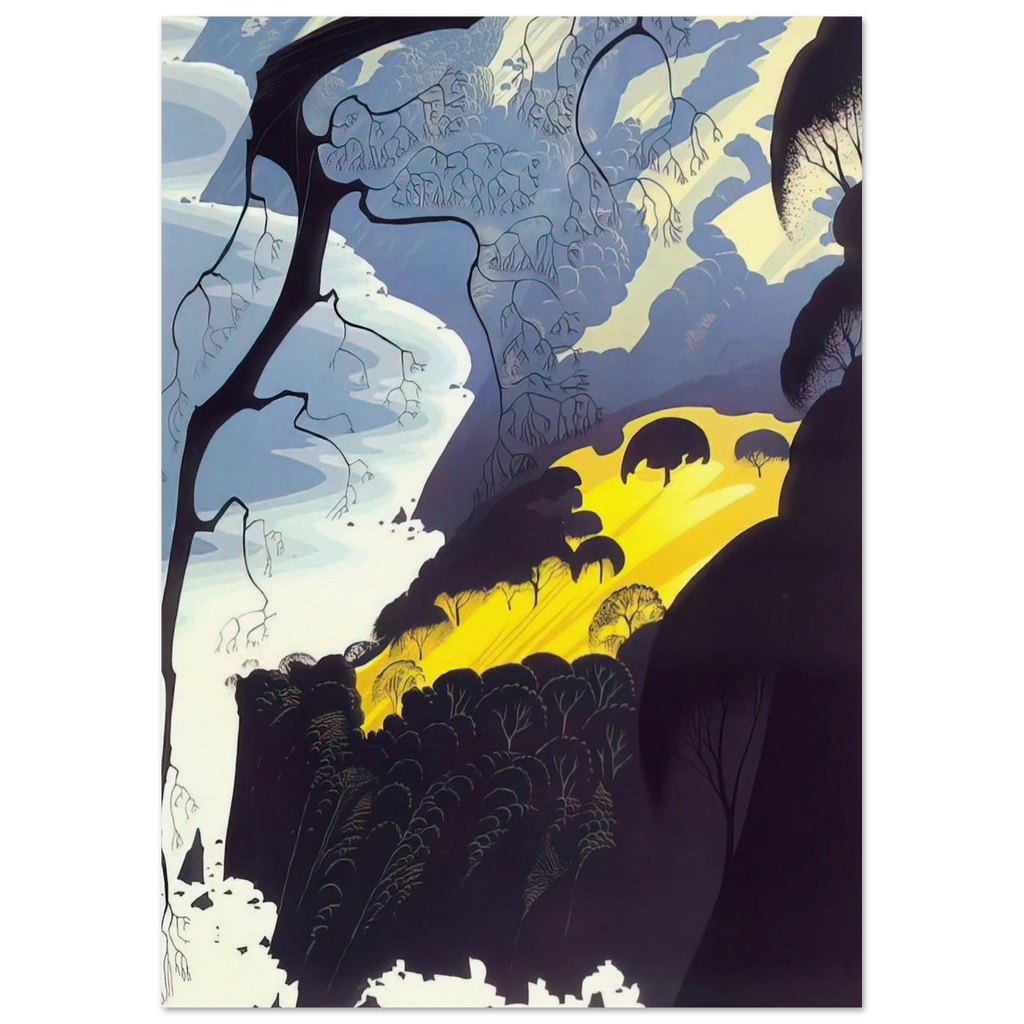Carmel Highlands Poster | Eyvind Earle Poster | Eyvind Earle Prints