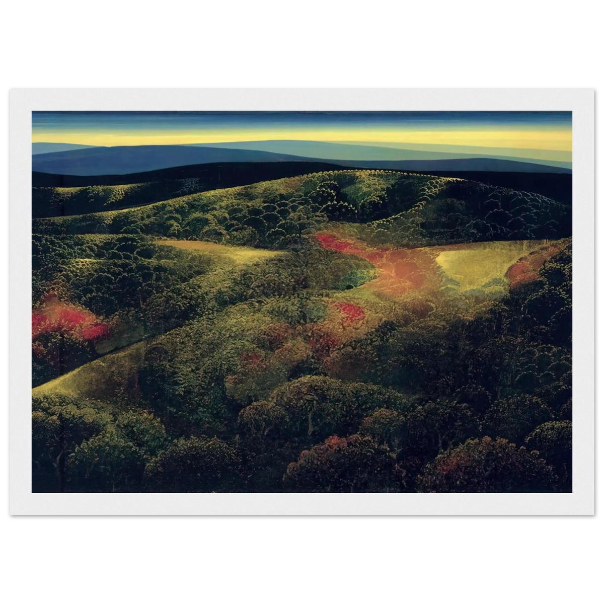 Late October Framed Poster | Eyvind Earle Framed Prints Wall Art | Eyvind Earle Prints