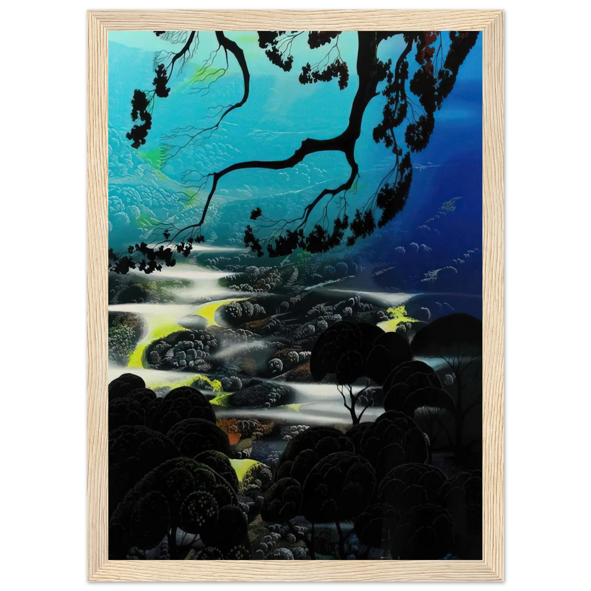 Days End Framed Poster | Eyvind Earle Framed Prints Wall Art | Eyvind Earle Prints