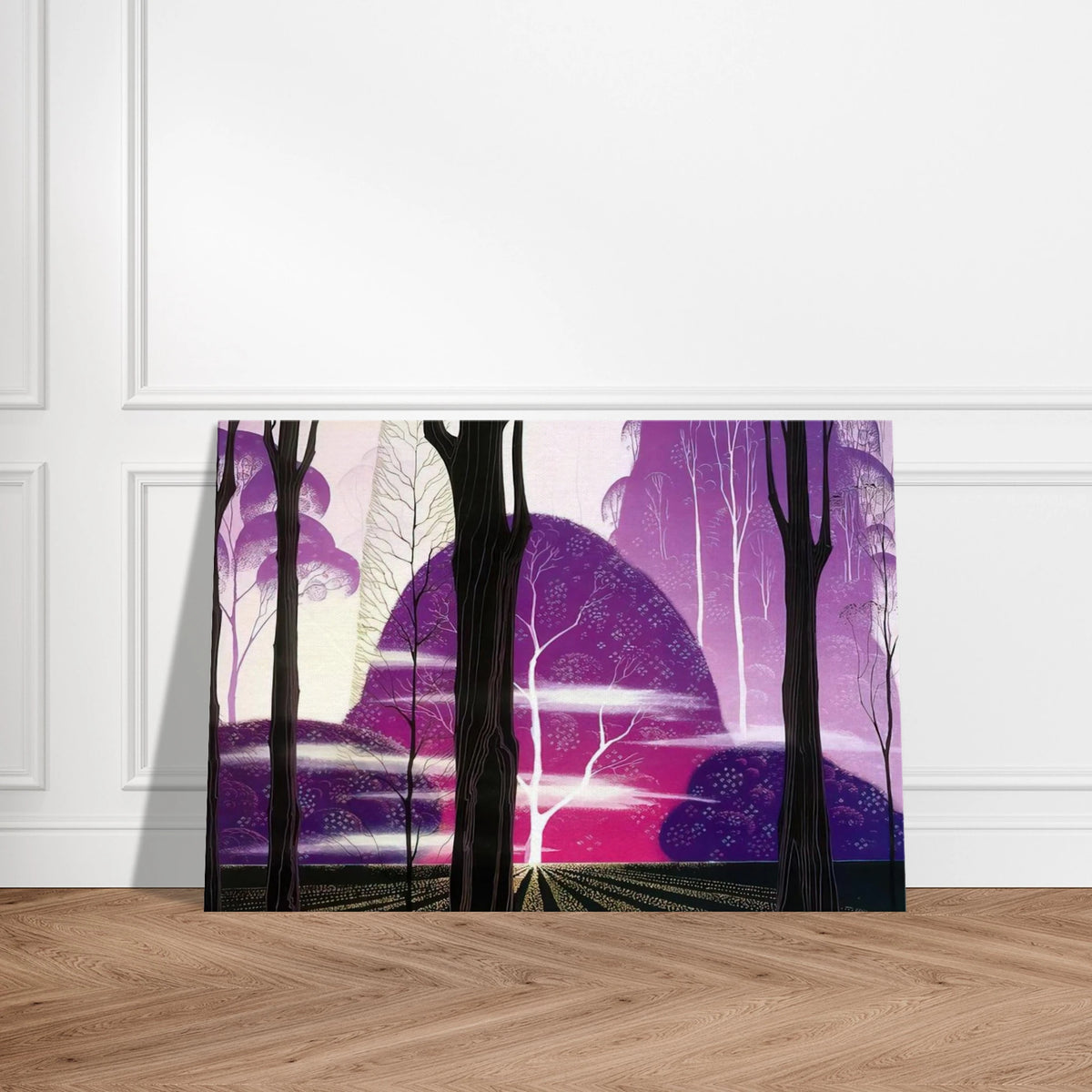 Purple Dawn Canvas | Eyvind Earle Canvas | Eyvind Earle Prints