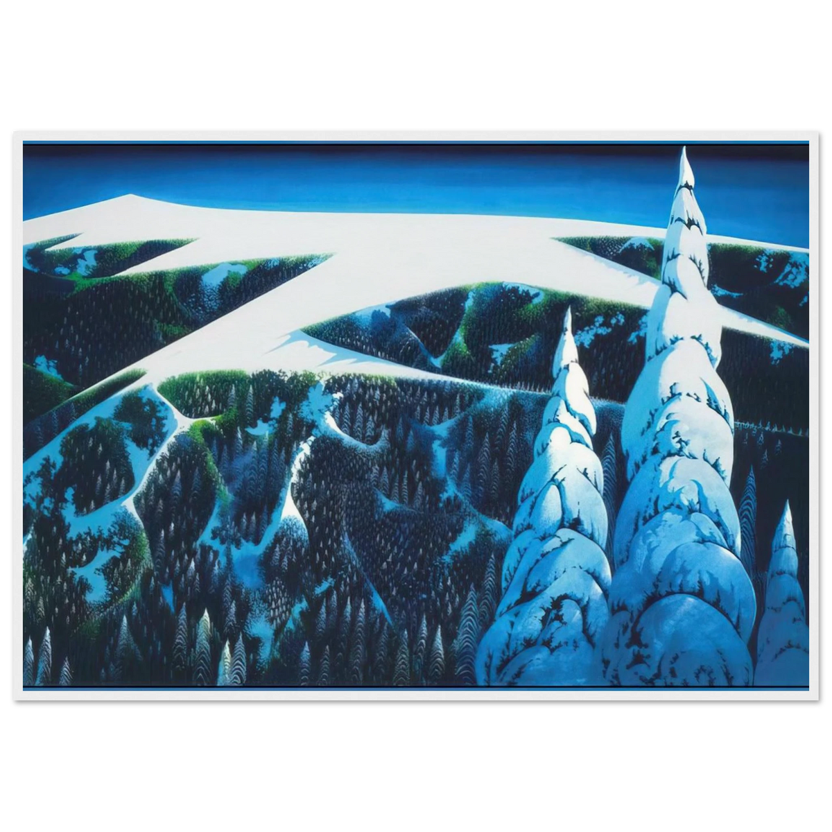 Sangre De Cristo Range Framed Poster | Eyvind Earle Framed Prints Wall Art | Eyvind Earle Prints