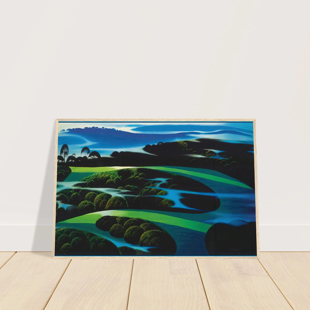 Summers Twilight Framed Poster | Eyvind Earle Framed Prints Wall Art | Eyvind Earle Prints