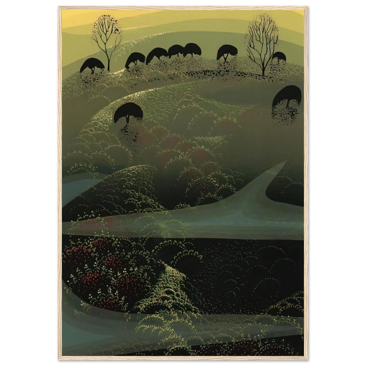 California Miniature Framed Poster | Eyvind Earle Framed Prints Wall Art | Eyvind Earle Prints