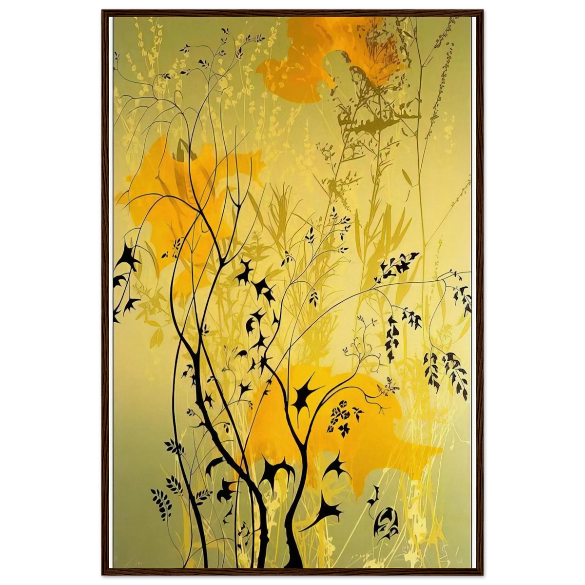 Wild Flowers Framed Poster | Eyvind Earle Framed Prints Wall Art | Eyvind Earle Prints
