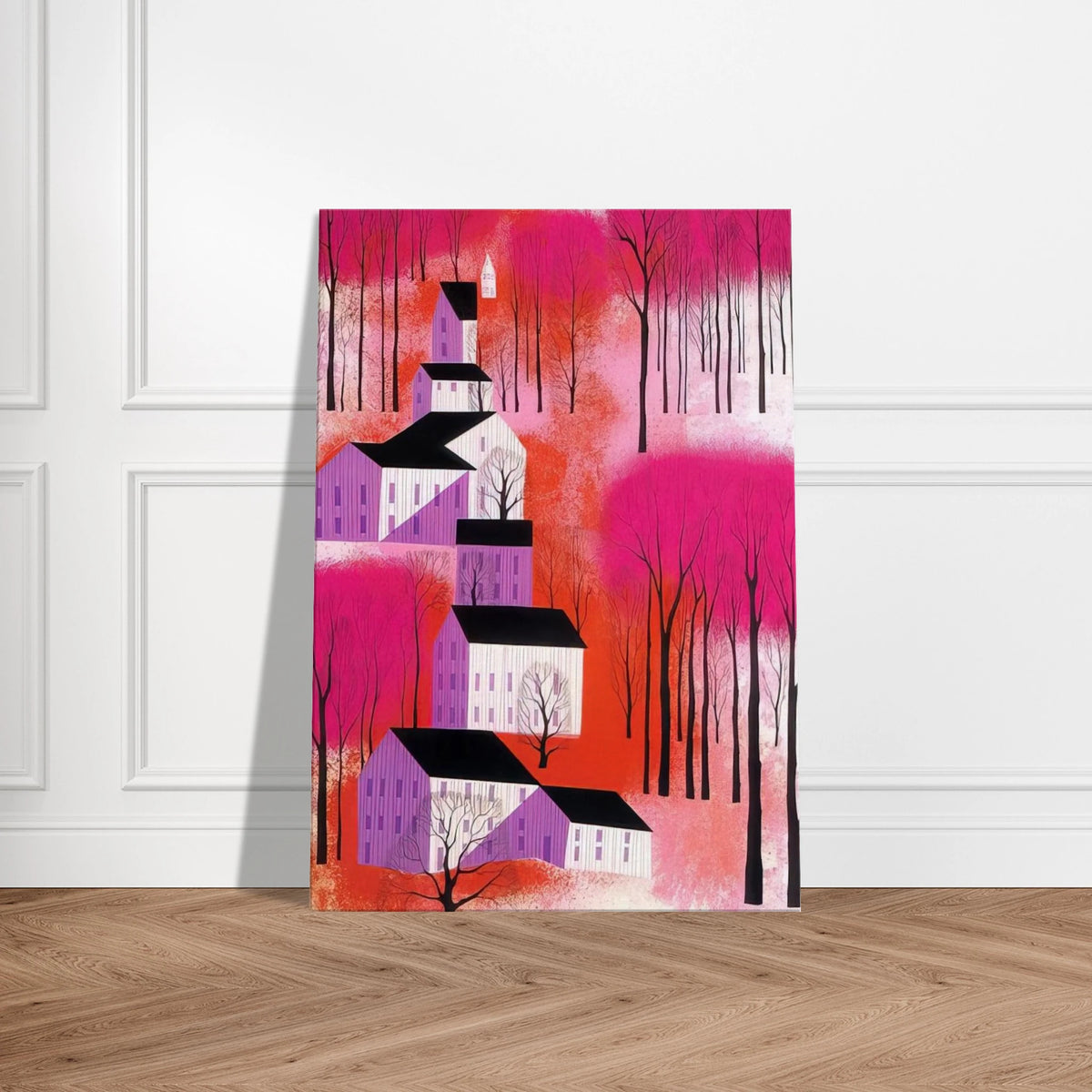 Autumn Sunset Canvas | Eyvind Earle Canvas | Eyvind Earle Prints