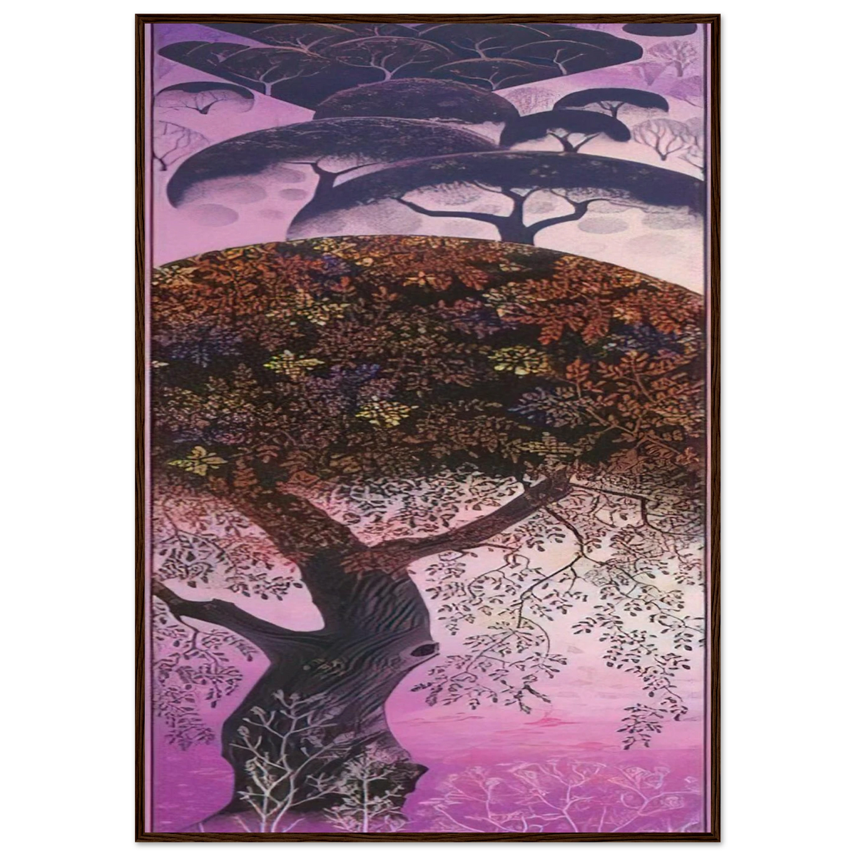 California Tapestry Framed Poster | Eyvind Earle Framed Prints Wall Art | Eyvind Earle Prints