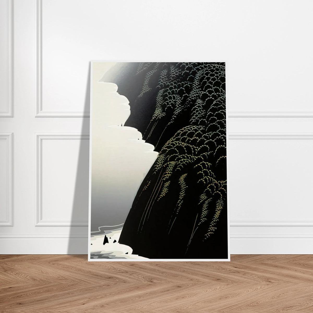 California Coast Framed Poster | Eyvind Earle Framed Prints Wall Art | Eyvind Earle Prints