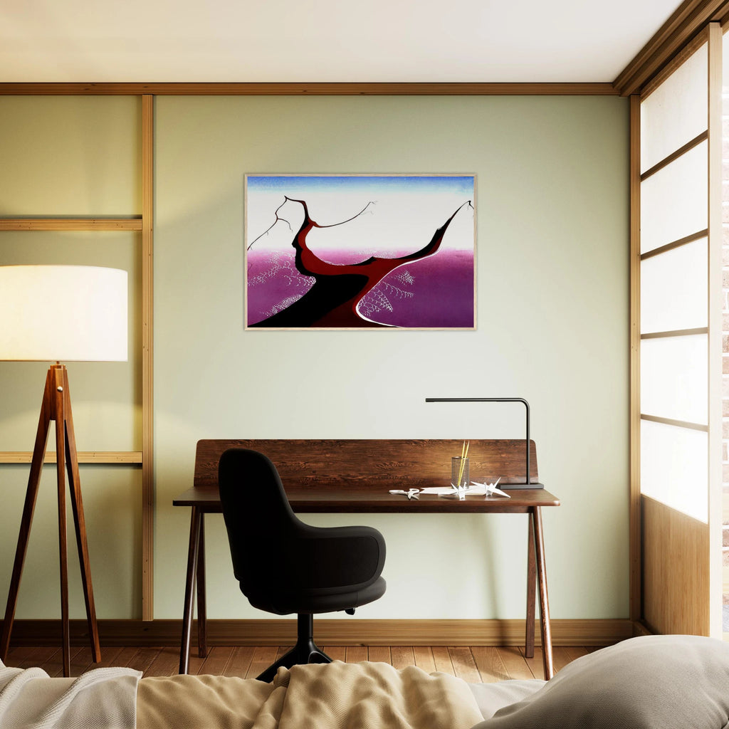 Desert Tree Framed Poster | Eyvind Earle Framed Prints Wall Art | Eyvind Earle Prints