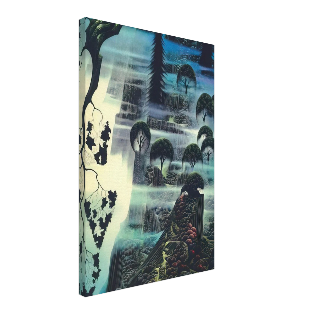 Surf Wind and Fog Canvas | Eyvind Earle Canvas | Eyvind Earle Prints