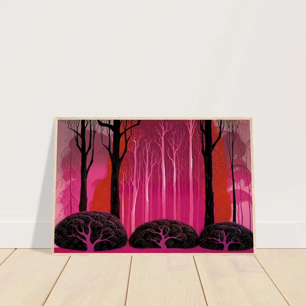 Crimson Glory Framed Poster | Eyvind Earle Framed Prints Wall Art | Eyvind Earle Prints