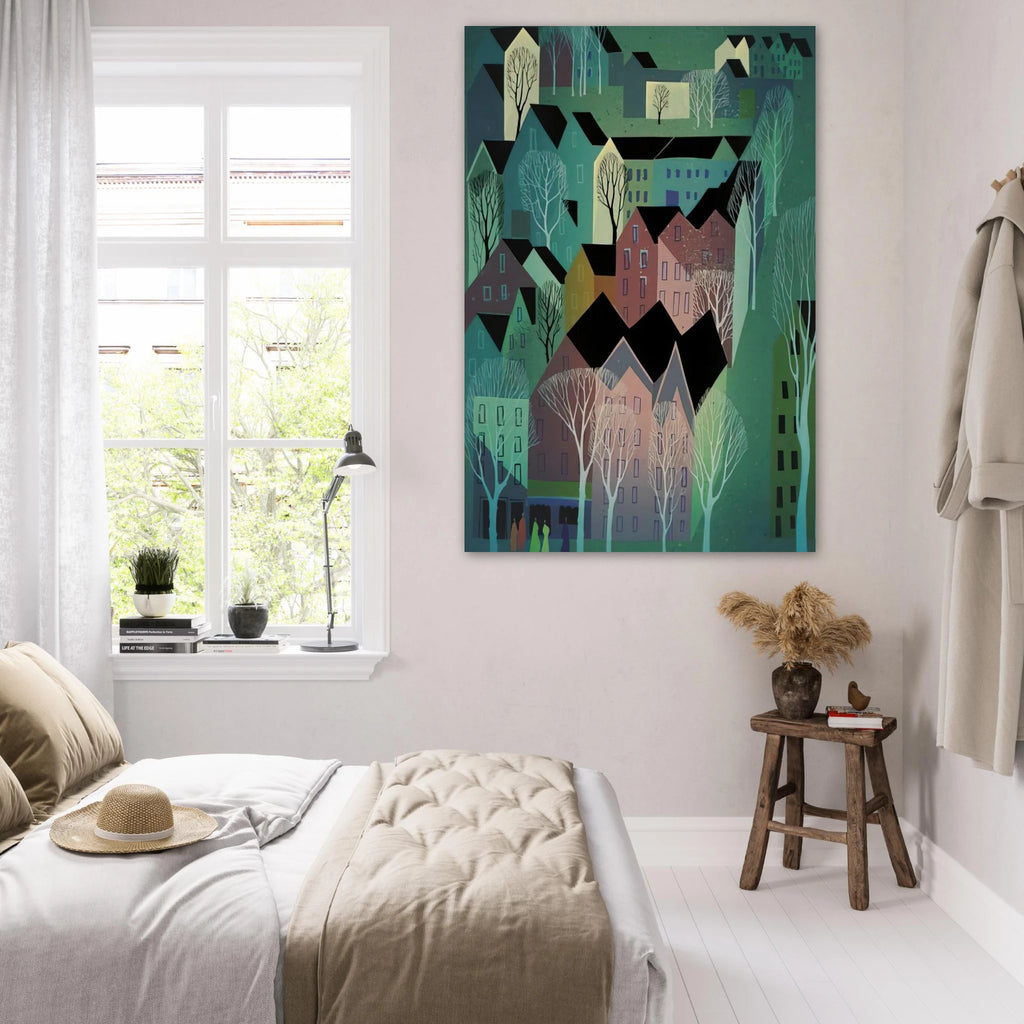 Village Poster | Eyvind Earle Poster | Eyvind Earle Prints