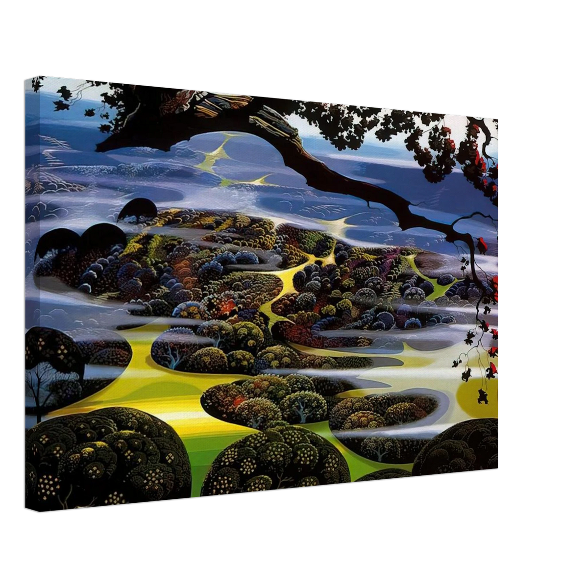 Mystic Mountain Canvas | Eyvind Earle Canvas | Eyvind Earle Prints