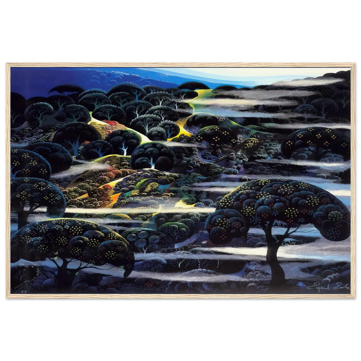Garden of Eden Framed Poster | Eyvind Earle Framed Prints Wall Art | Eyvind Earle Prints