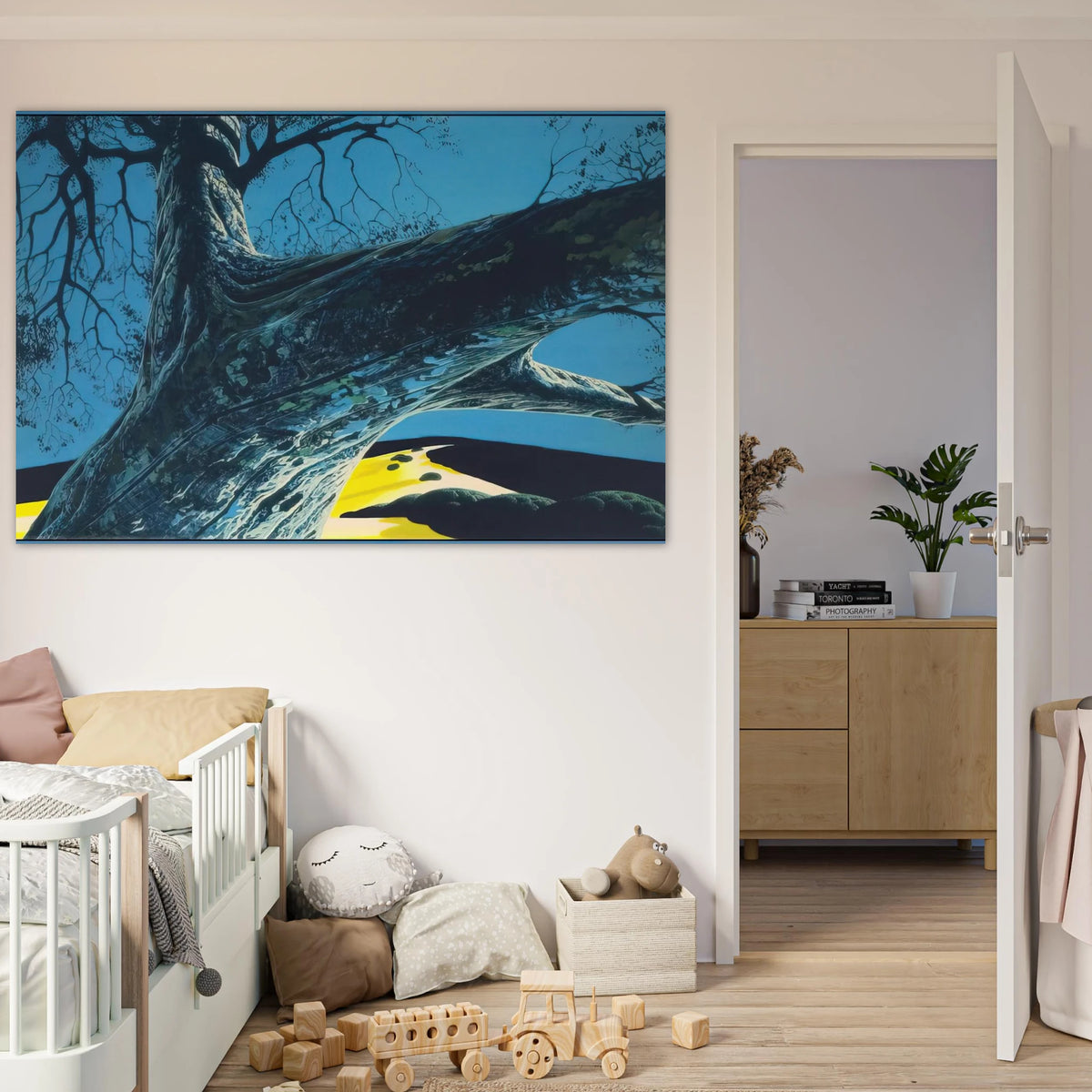 Distant Meadow Poster | Eyvind Earle Poster | Eyvind Earle Prints