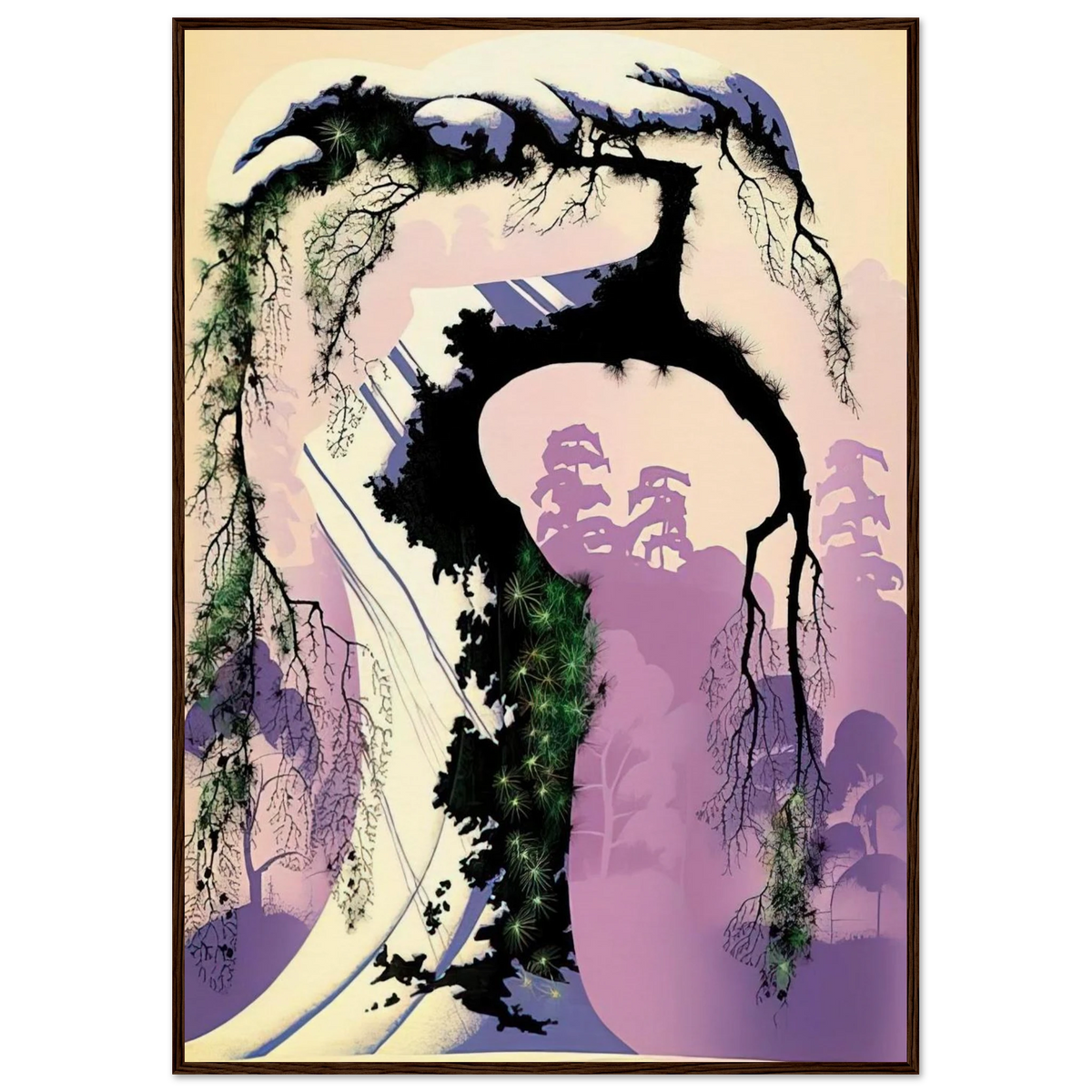 Norway Pine Framed Poster | Eyvind Earle Framed Prints Wall Art | Eyvind Earle Prints