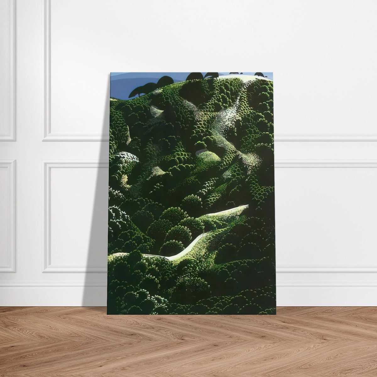 Santa Barbara Mountains Canvas | Eyvind Earle Canvas | Eyvind Earle Prints