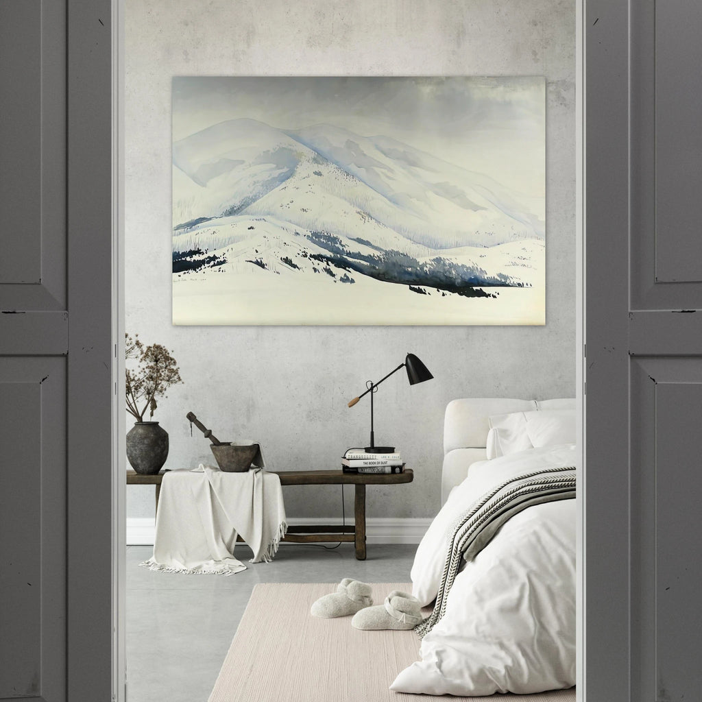 Snowy Mountain Poster | Eyvind Earle Poster | Eyvind Earle Prints