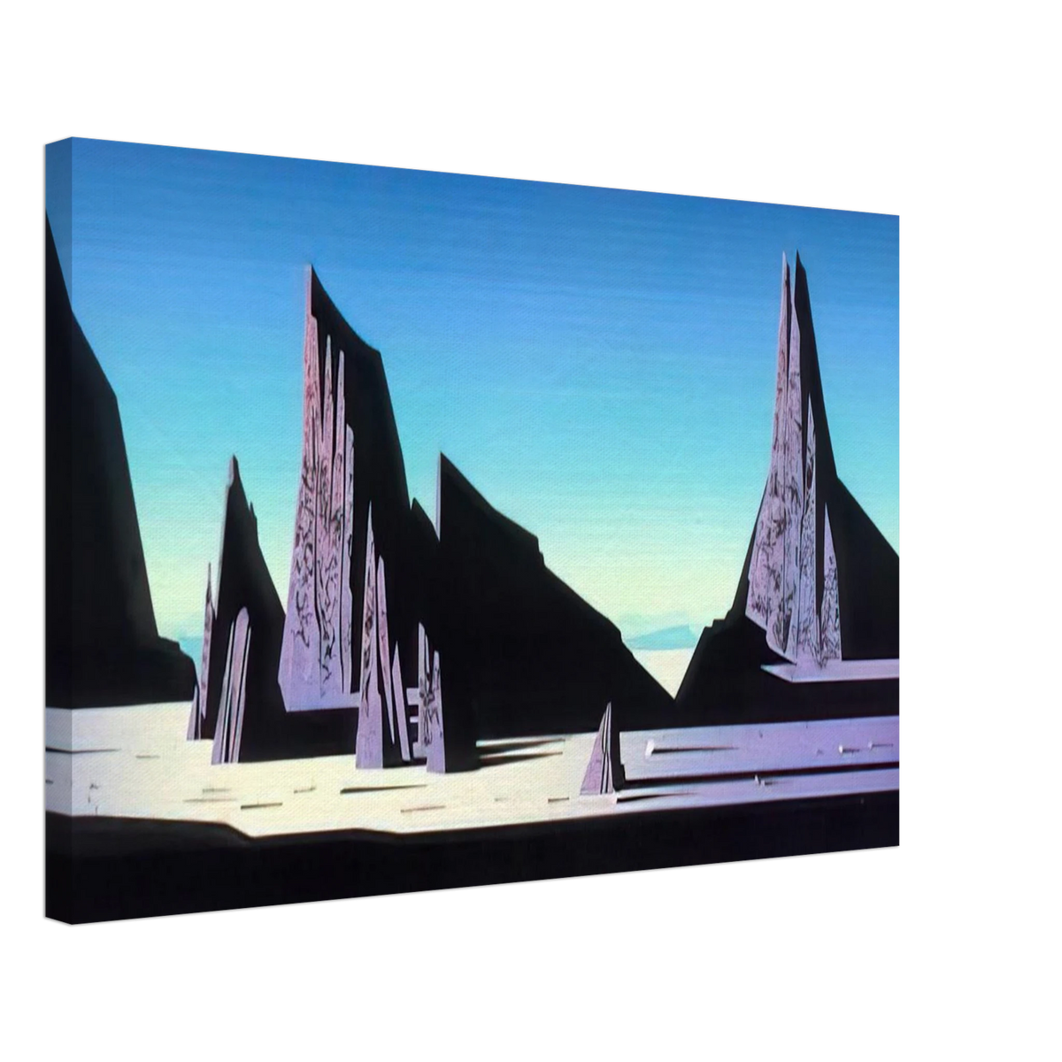 Desert Rocks Canvas | Eyvind Earle Canvas | Eyvind Earle Prints