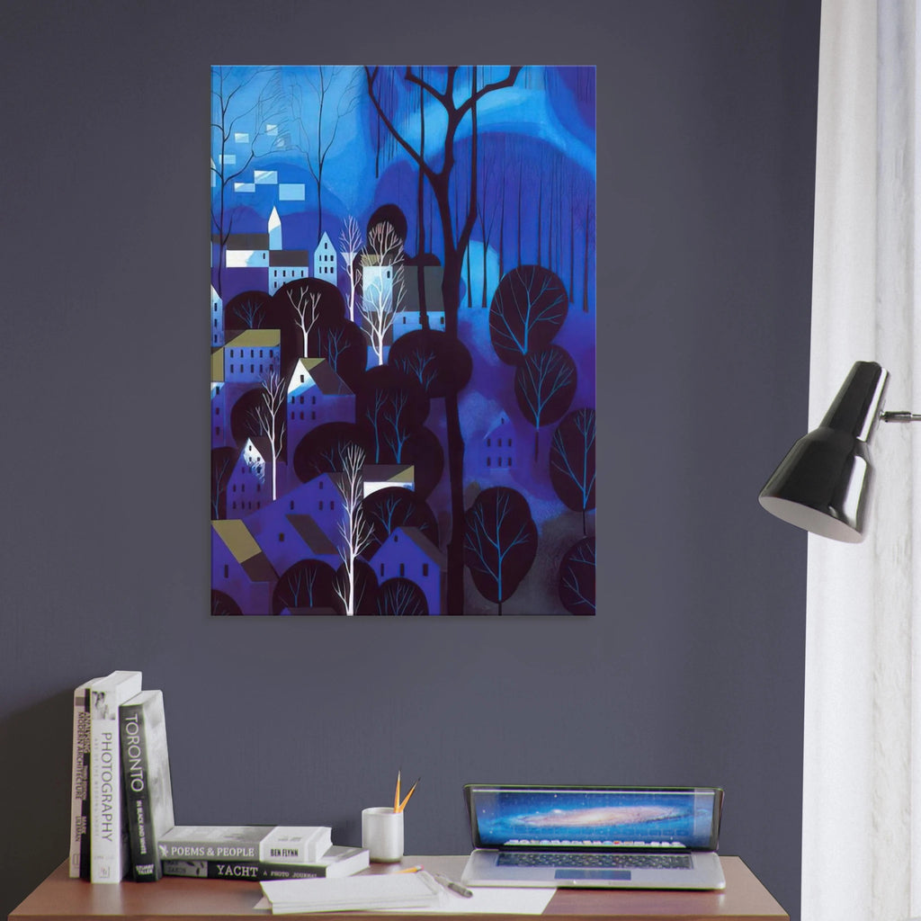 Midnight Blue Canvas | Eyvind Earle Canvas | Eyvind Earle Prints