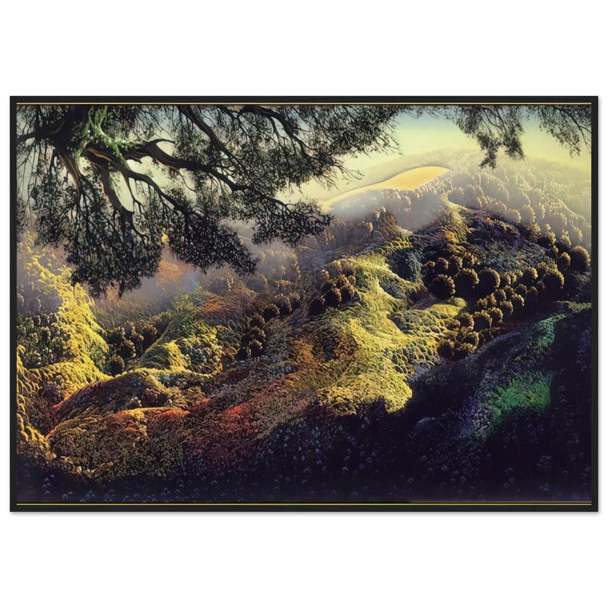 Paradise Framed Poster | Eyvind Earle Framed Prints Wall Art | Eyvind Earle Prints