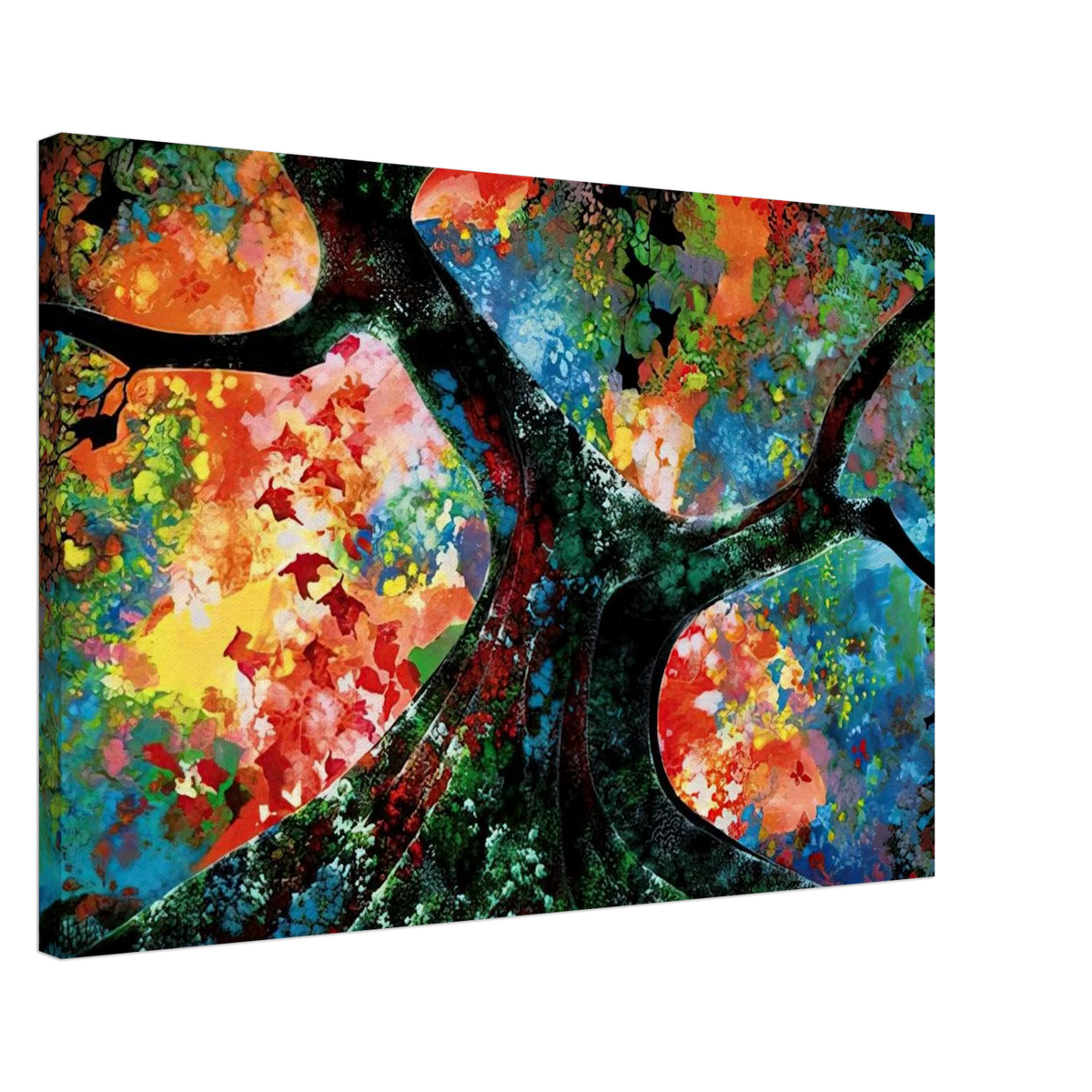 Waves of Golden Fire Canvas | Eyvind Earle Canvas | Eyvind Earle Prints