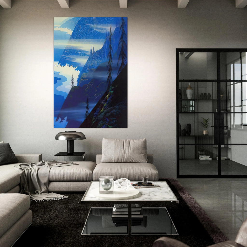 Stardust blue Poster | Eyvind Earle Poster | Eyvind Earle Prints