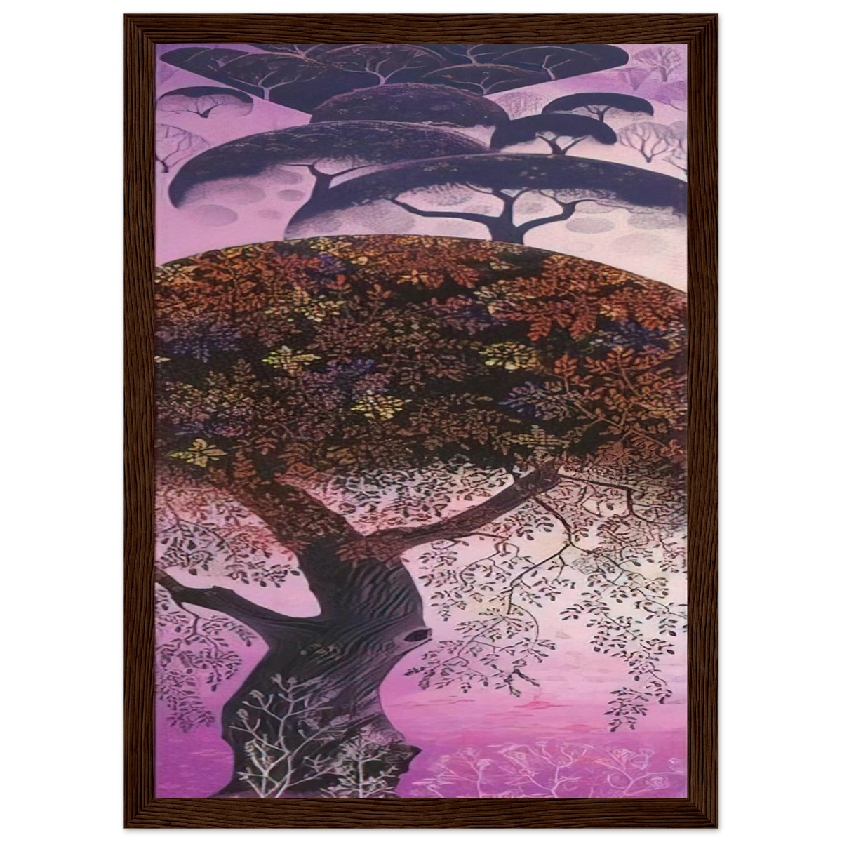 California Tapestry Framed Poster | Eyvind Earle Framed Prints Wall Art | Eyvind Earle Prints