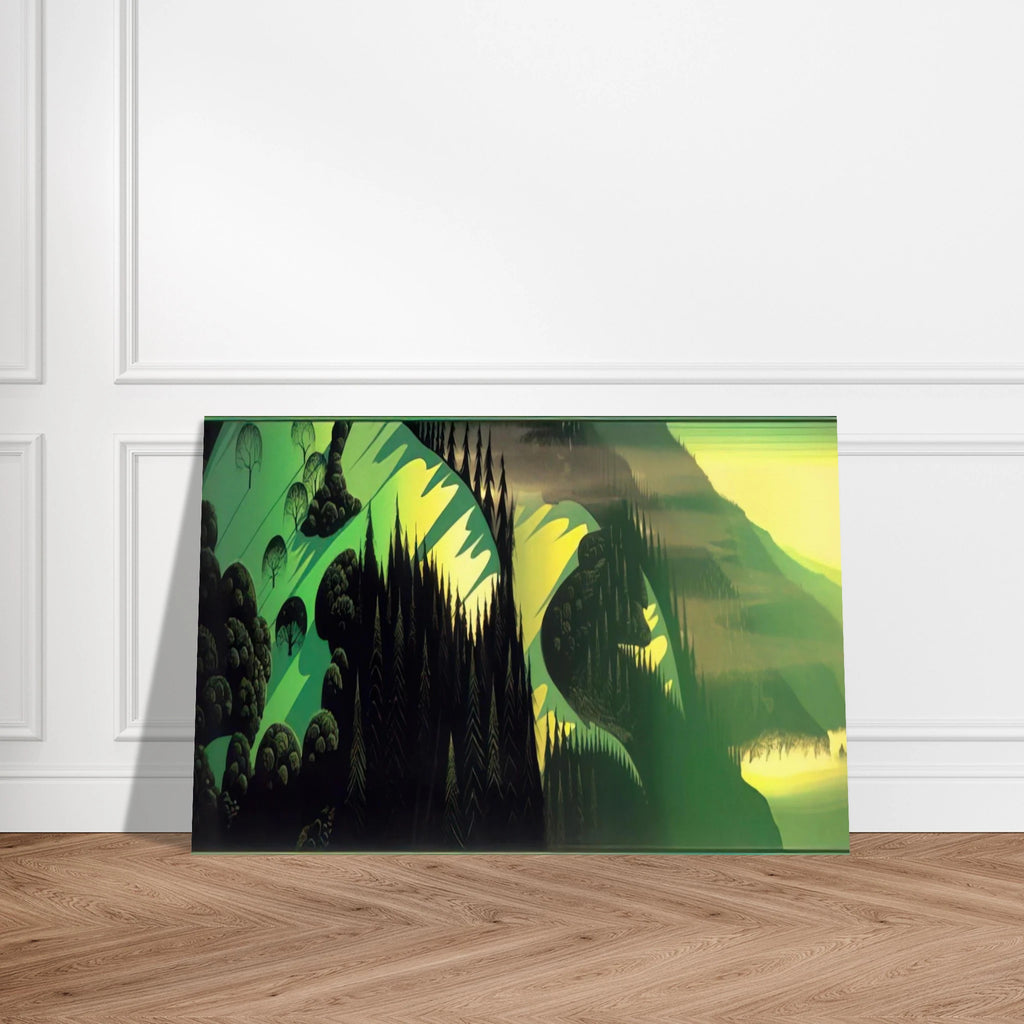 Three Pastures by the Sea Poster | Eyvind Earle Poster | Eyvind Earle Prints