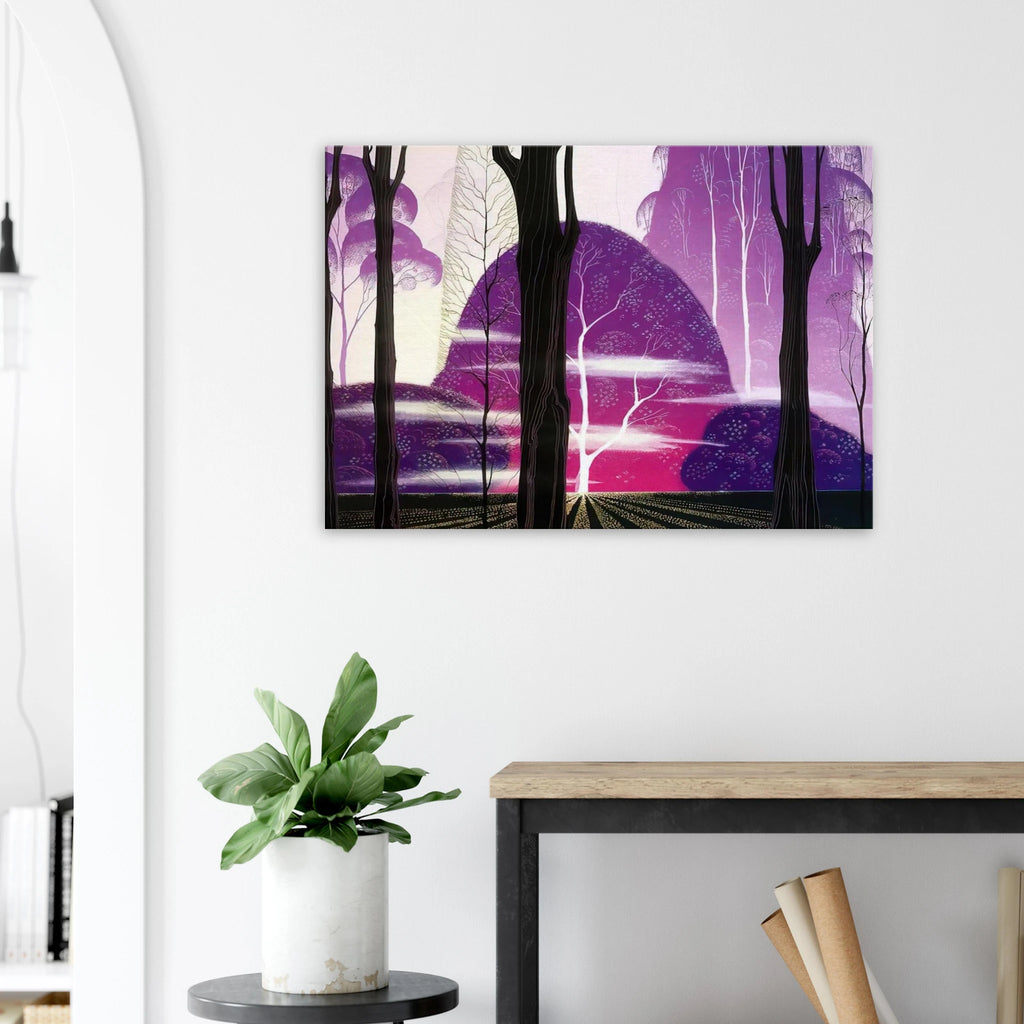 Purple Dawn Canvas | Eyvind Earle Canvas | Eyvind Earle Prints