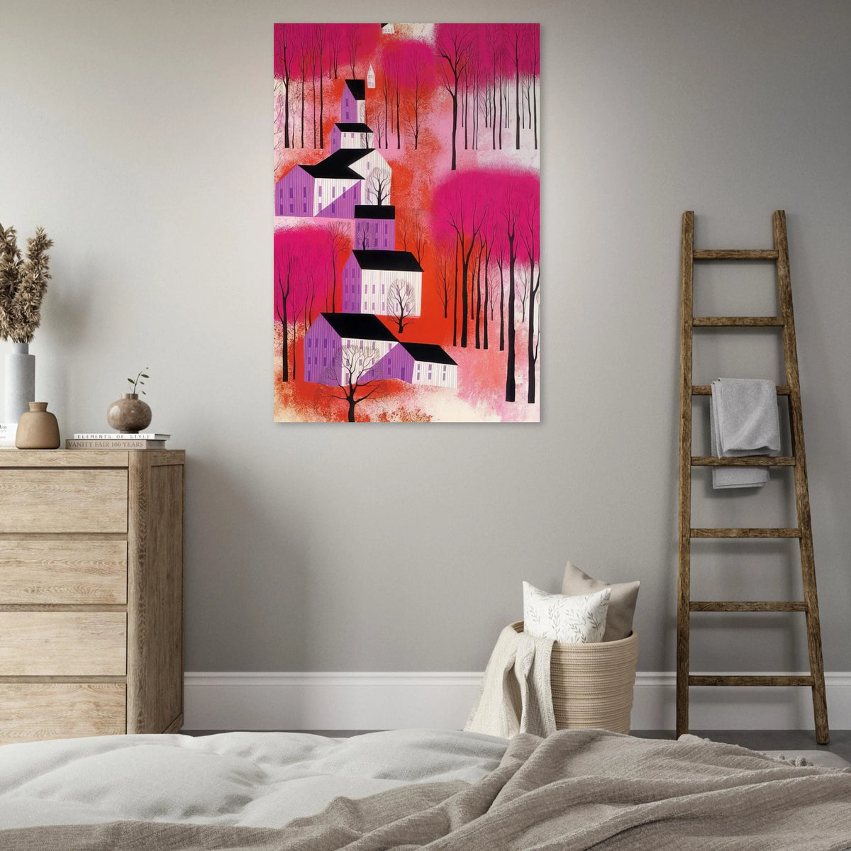 Autumn Sunset Poster | Eyvind Earle Poster | Eyvind Earle Prints