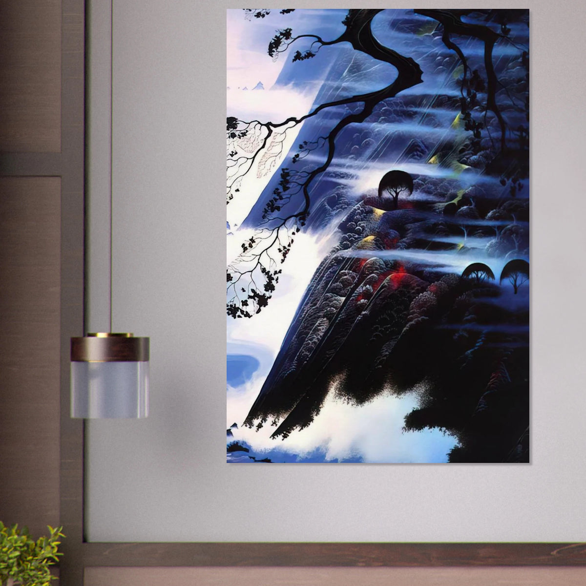 Fog Light Poster | Eyvind Earle Poster | Eyvind Earle Prints