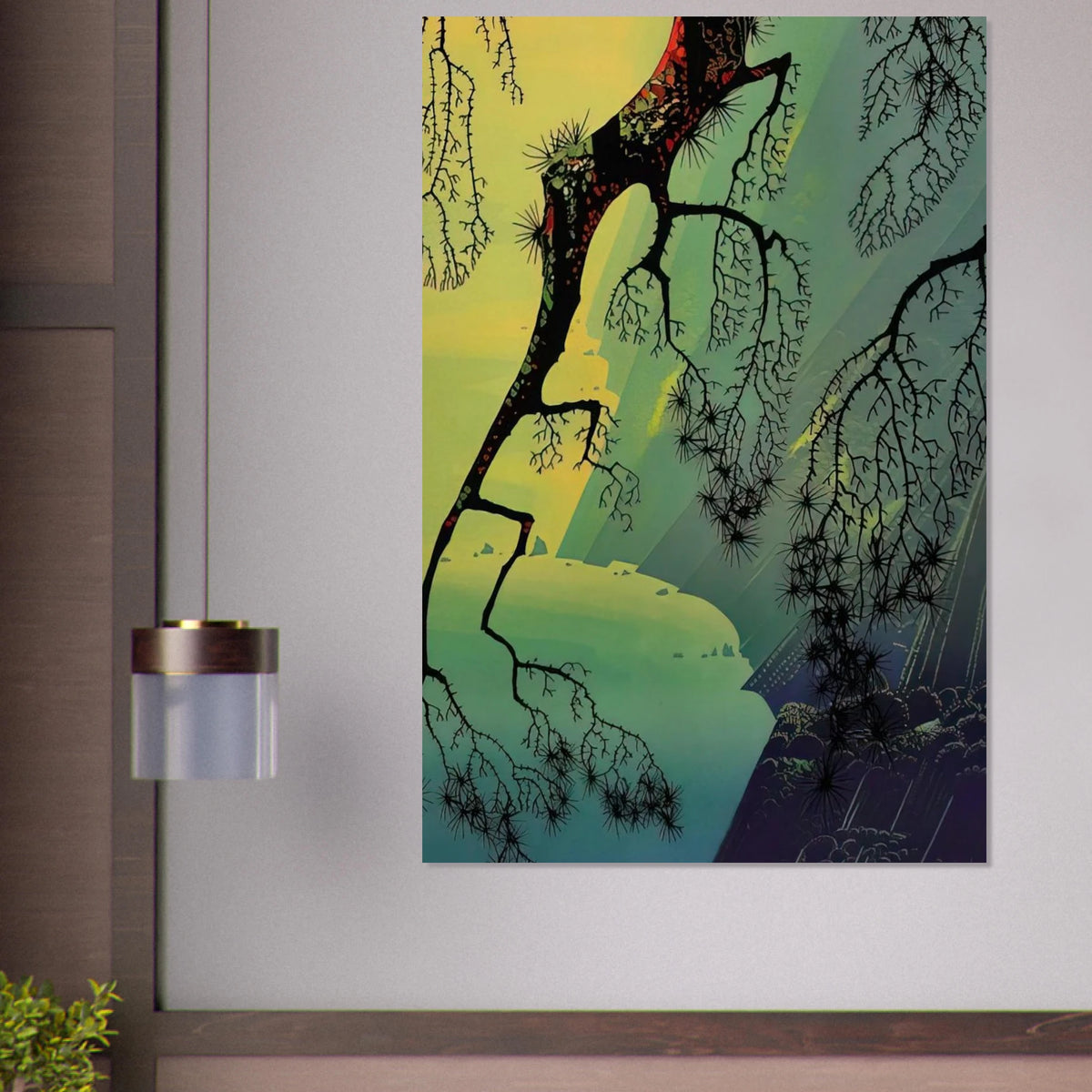Fog Mist Poster | Eyvind Earle Poster | Eyvind Earle Prints