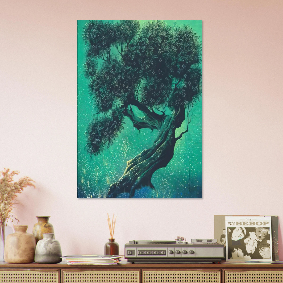 Solitary Bonsai Canvas | Eyvind Earle Canvas | Eyvind Earle Prints