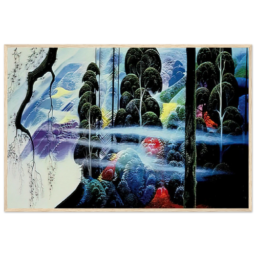 Along the Coast Framed Poster | Eyvind Earle Framed Prints Wall Art | Eyvind Earle Prints