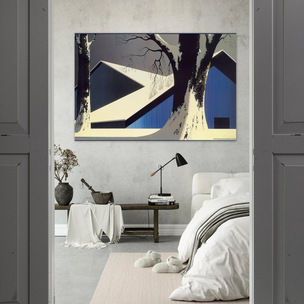 Winter Quiet Poster | Eyvind Earle Poster | Eyvind Earle Prints