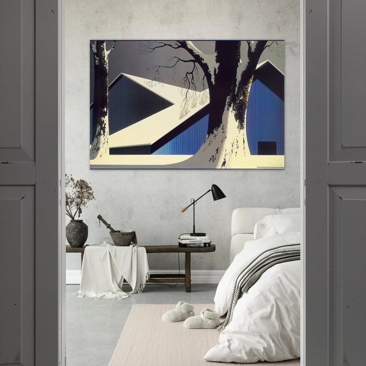 Winter Quiet Poster | Eyvind Earle Poster | Eyvind Earle Prints