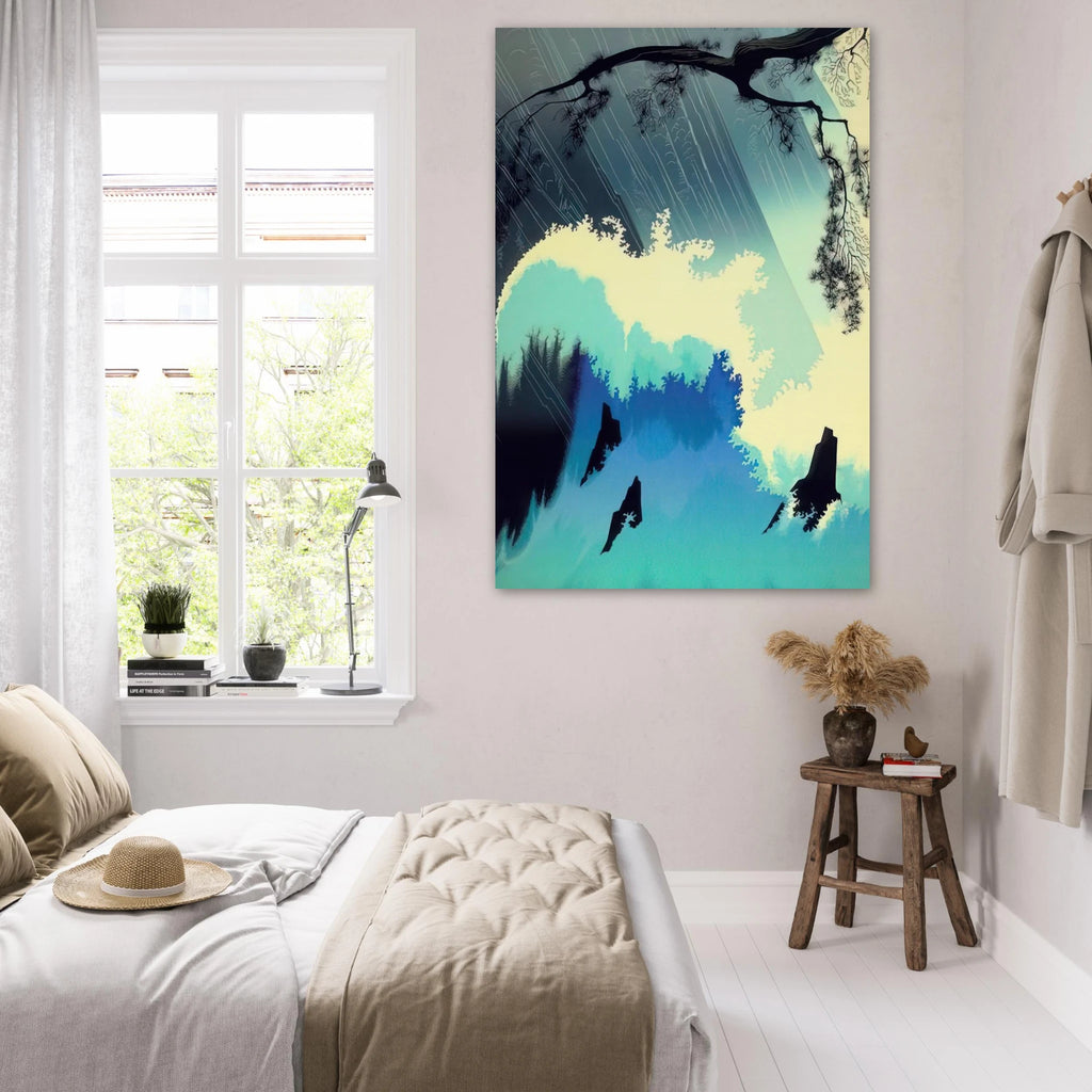 Ocean Splash Poster | Eyvind Earle Poster | Eyvind Earle Prints