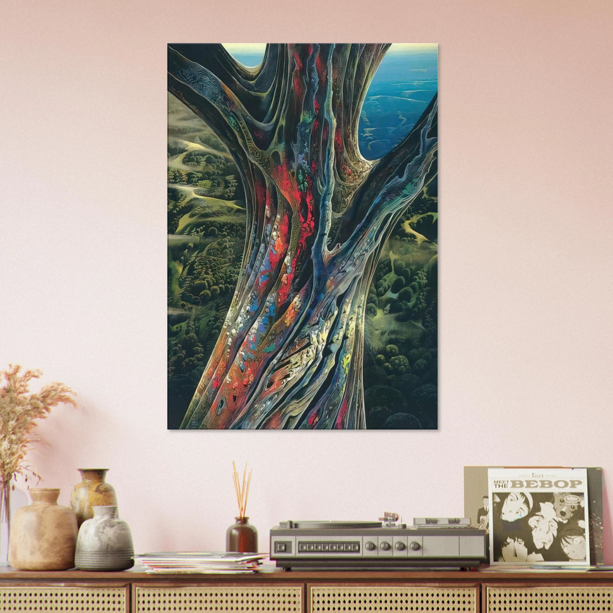 The Great Jewel Tree Canvas | Eyvind Earle Canvas | Eyvind Earle Prints
