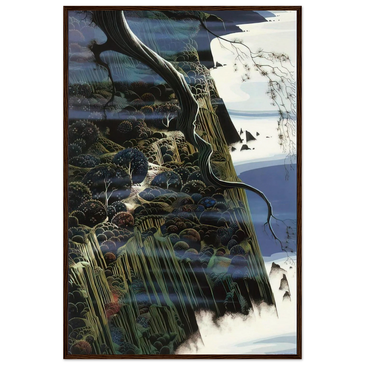 From Out of the Sea Framed Poster | Eyvind Earle Framed Prints Wall Art | Eyvind Earle Prints