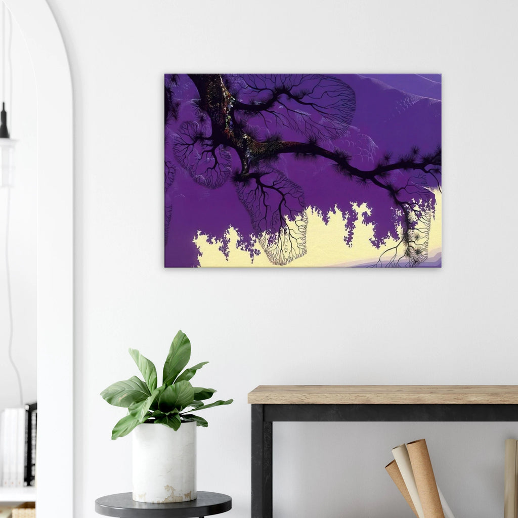 Purple Coastline Canvas | Eyvind Earle Canvas | Eyvind Earle Prints