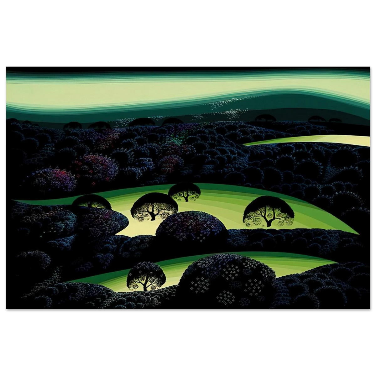 Nocturne Poster | Eyvind Earle Poster | Eyvind Earle Prints