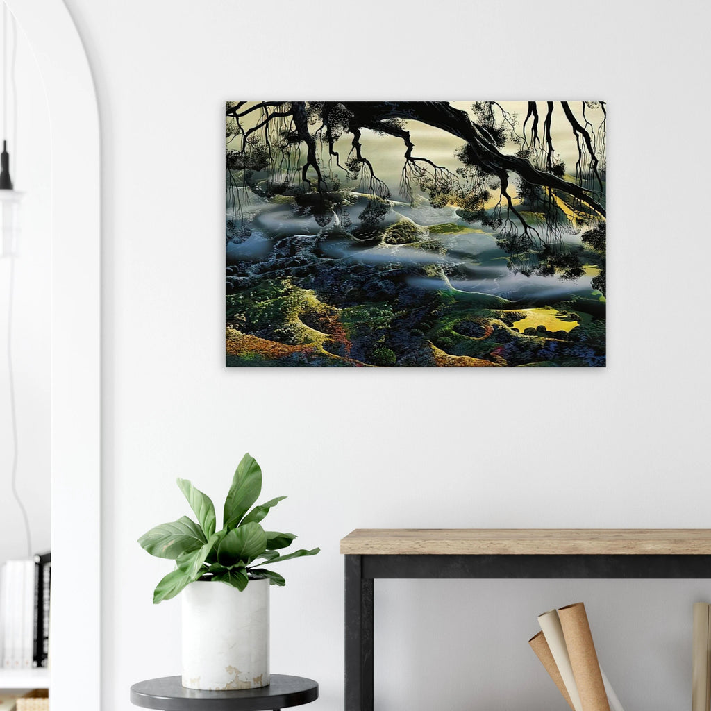 Fog Passes By Canvas | Eyvind Earle Canvas | Eyvind Earle Prints