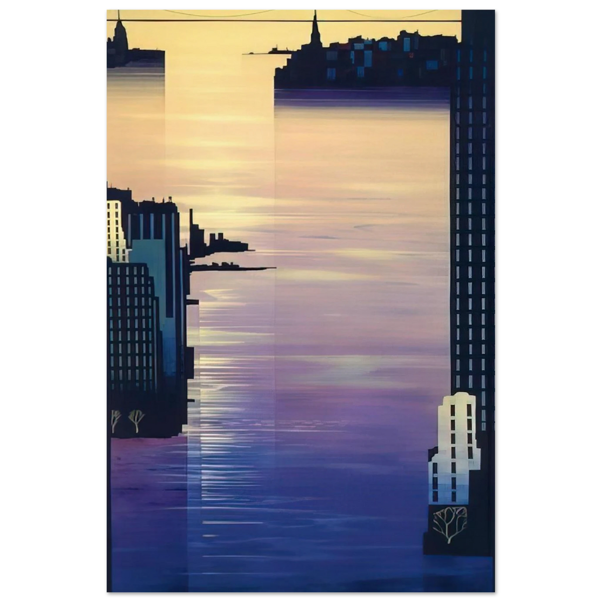 East River Poster | Eyvind Earle Poster | Eyvind Earle Prints